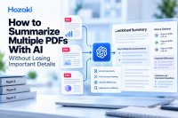 How to Summarize Multiple PDFs With AI Without Losing Important Details